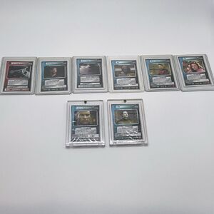 RARE 1994 Star Trek CCG: 1st Edition White Border Jean-Luc Picard Data & More